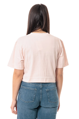 CALVIN KLEIN JEANS VARSITY T-SHIRT WITH CK LOGO WOMEN J225578 TGE