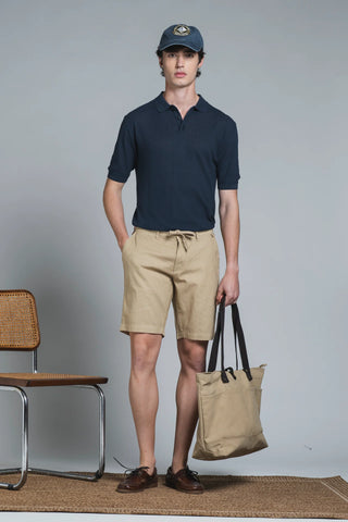 IMPURE CHINO BERMUDA IN MISTO LINO UOMO NILS MLNC68
