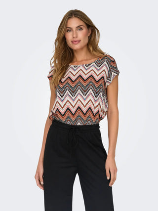 ONLY W VIC S/S AOP TOP 15161116 CLD