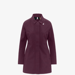 K-WAY MATHY BONDED GIUBBINO LUNGO DONNA K2148BW D0R