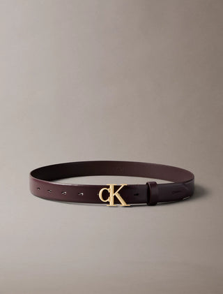 CALVIN KLEIN CINTURA FIBBIA ROTONDA UOMO 15MM LV04F7074G VCW