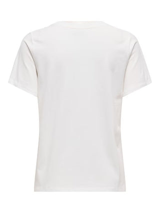 JACQUELINE DE YONG T-SHIRT BIBBI CON BASSOTTO DONNA 15356686 CLD