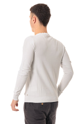 MARKUP MAGLIONE GIROCOLLO MANICA LUNGA IN PUNTO RISO UOMO MK890012 PRA