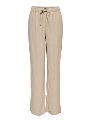 ONLY GOA PANTALACCIO IN MISTO LINO FONDO LARGO 15363676 OXT