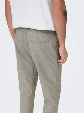 ONLY&SONS LINUS PANTALACCIO IN LINO 22024966 BGM