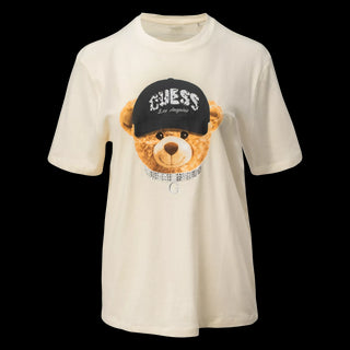 GUESS T-SHIRT TEDDY BEAR HAT DONNA V5BI09I3Z14 G1O6
