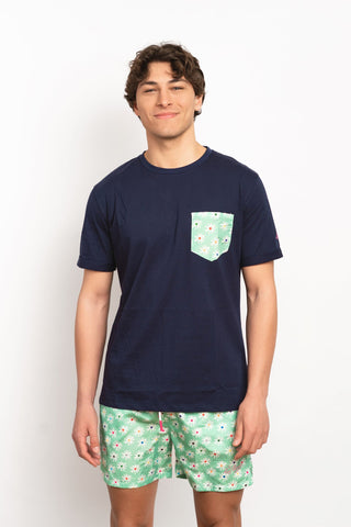 LORD PARTENOPEI T-SHIRT  MARGHERITE TM25-BLOSSOM BLU