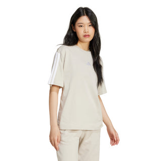 ADIDAS T-SHIRT 3 STRISCE CON LOGO DONNA JE1219