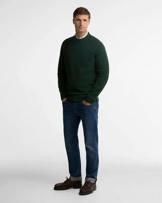 BARBOUR NEWTOWN CREW MAGLIONE GIROCOLLO MKN1773 GN13