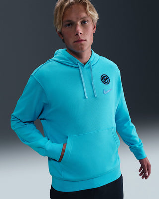 NIKE FELPA CON CAPPUCCIO INTER CLUB CON LOGO INTER UOMO HM3026 447