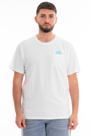 SUNDEK MEN'S T-SHIRT WITH LOGO ON POCKET M609TEJ7800 00601