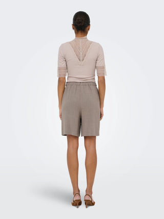 ONLY SIESTA PANTALONCINI IN LINO 15333032 WLT