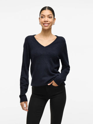 VILA RIL MAGLIONE CON SCOLLO A V DONNA 14042769 TEM