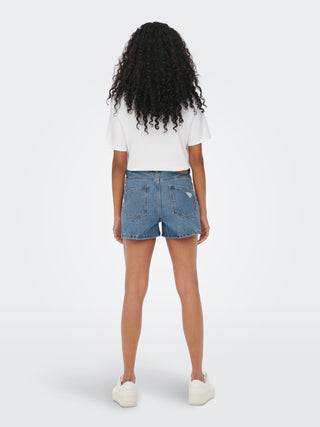 ONLY BERMUDA JEANS JAGGER HW MOM DNM SHORTS WOMEN 15245695 MBD