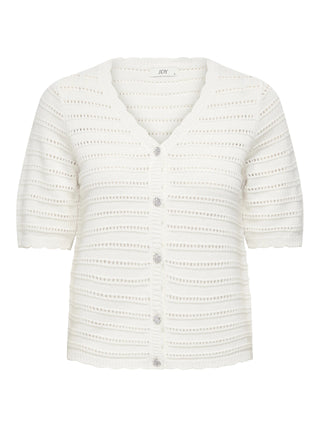 JACQUELINE DE YONG ANJA CARDIGAN CON SCOLLO A V 15366211 CLD