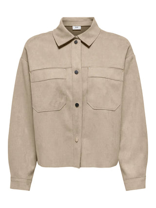 JACQUELINE DE YONG JULLE GIACCA CON BOTTONI IN CAMOSCIO DONNA 15360680 OXT