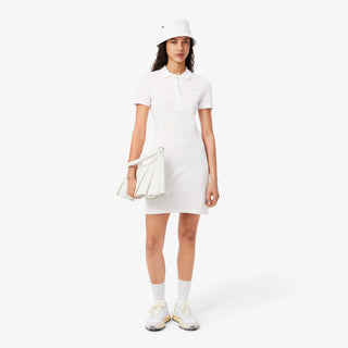 LACOSTE VESTITO POLO SLIM FIT IN MINI PIQUET STRETCH EF5473 001