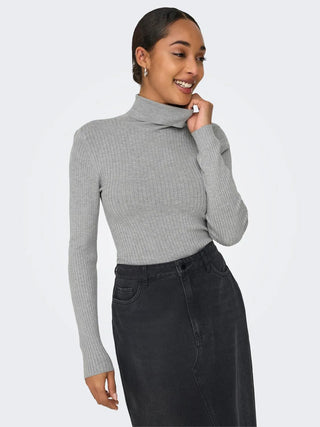 JACQUELINE DE YONG PLUM HIGH NECK SWEATER WOMEN 15328328 LGM