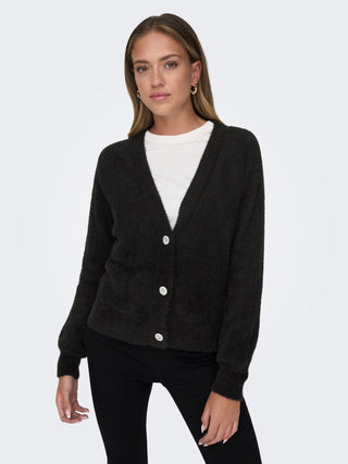 ONLY CARDIGAN CON BOTTONI LELLA 15259564 BLK