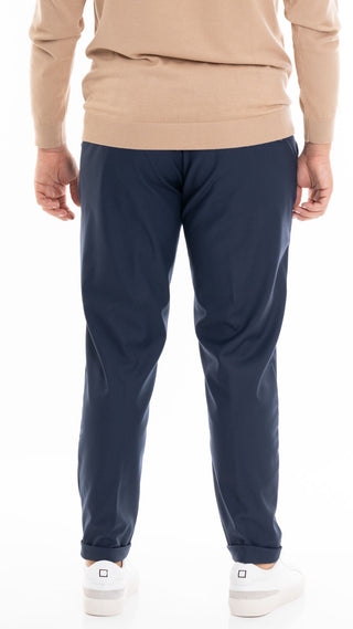 HYPS MEN'S TROUSERS IN FRESH WOOL MOLFETTA MOLFETTA 06 BLUE
