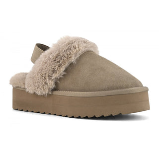 COLORS OF CALIFORNIA W PLATFORM SLIPPER IN SUEDE WITH STRAP CLOSURE WOMEN YWPLA07 TAU