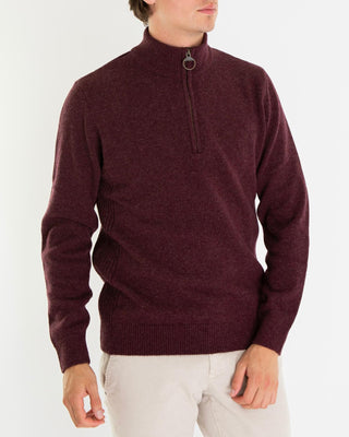 BARBOUR MAGLIONE HOLDEN HALF CON MEZZA ZIP UOMO MKN0837 RE77