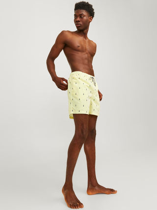 JACK&amp;JONES MEN'S SWIM SMALL STRIPES SWIMMING BOXER 12253240 BZY