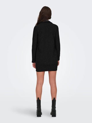 JACQUELINE DE YONG MARY BLAZER LUREX DONNA 15333728 BLK