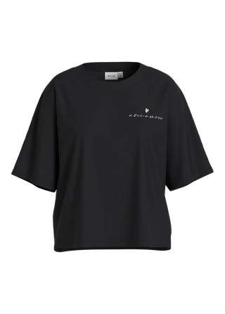 VILA VILA ROCHELLE T-SHIRT CON SCRITTA 14116605 BTY