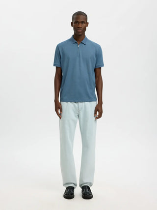 SELECTED HOMME FAVE POLO CON ZIP 16079026 BME