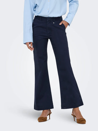 ONLY STELLA PANTALONI DONNA SFALZATI 15364098 NGS