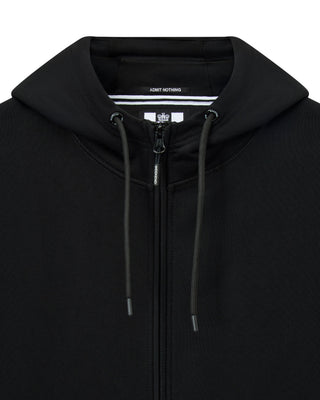 WEEKEND OFFENDER FELPA CON ZIP E CAPPUCCIO HD3B01 WINTON BLK