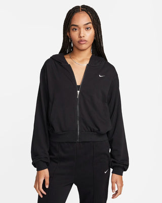 NIKE FELPA CON CAPPUCCIO E ZIP DONNA FN2415 010