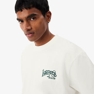LACOSTE T-SHIRT IN JERSEY CON RICAMI UOMO TH9985 70V