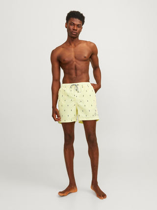 JACK&amp;JONES MEN'S SWIM SMALL STRIPES SWIMMING BOXER 12253240 BZY