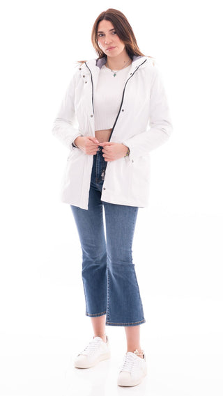 MARKUP TECHNICAL FABRIC JACKET WITH HOOD WOMEN MW24008 BNC