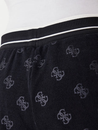 GUESS PANTALONE DI TUTA PAULINA A GAMBA LARGA DONNA V5BB00K1902 JBLK