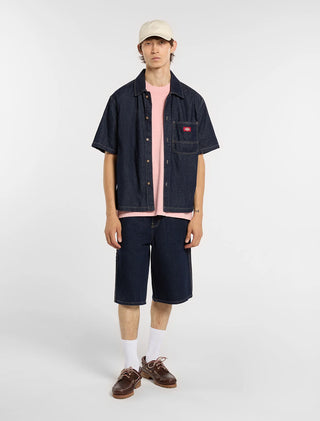 DICKIES CAMICIA DENIM SHIRT UOMO DK0A88PHRIN