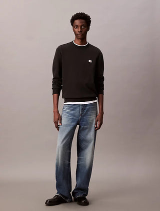 CALVIN KLEIN JEANS FELPA BADGE C/LOGO CK LV04RC273G UB1