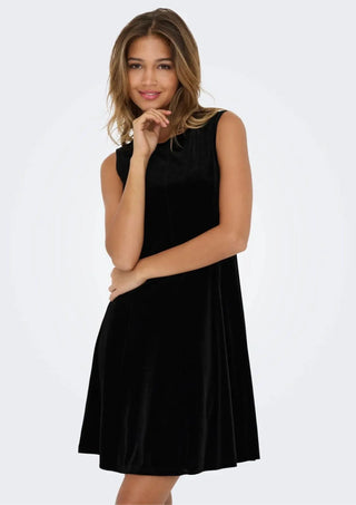 JACQUELINE DE YONG VICTORY ABITO SMANICATO IN VELLUTO 15362827 BLK