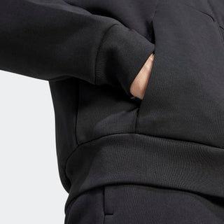 ADIDAS FELPA ZIP E CAPPUCCIO 3 STRISCE CON LOGO UOMO JD4827