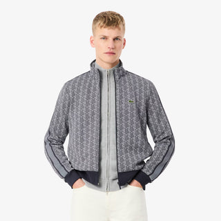LACOSTE GIACCA DELLA TUTA IN JACQUARD CON ZIP PARIS UOMO SH1368 41I
