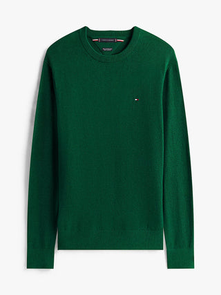 TOMMY HILFIGER PIMA ORG MAGLIONE GIROCOLLO MW28046 MQ8