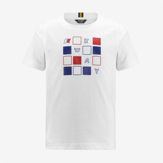 K-WAY T-SHIRT O. ODOM PUZZLE JR K3126TW 001