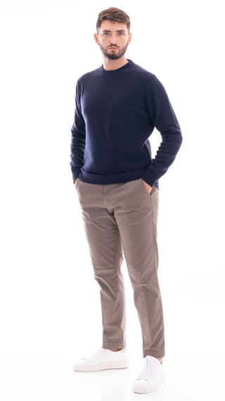 WOOL&CO MAGLIONE GIROCOLLO RASATO 4080 0023