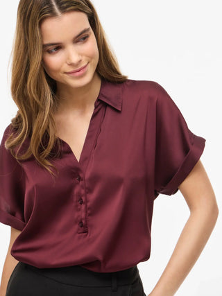 VILA VIENNA RAVENNA T-SHIRT DONNA 14107405 PRY