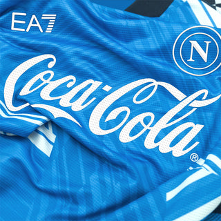 EA7 NAPOLI T-SHIRT NAPLES PREMATCH 24/25 WITH COCA COLA LOGO N25P05