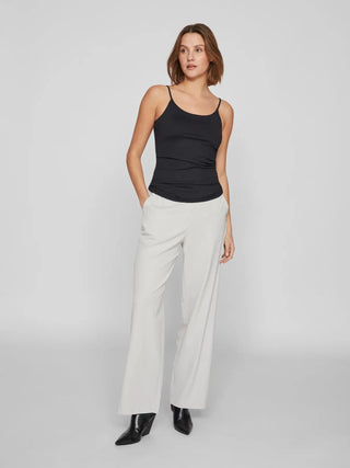 VILA VILA KENZA SINGLET TOP 14097189 BLK
