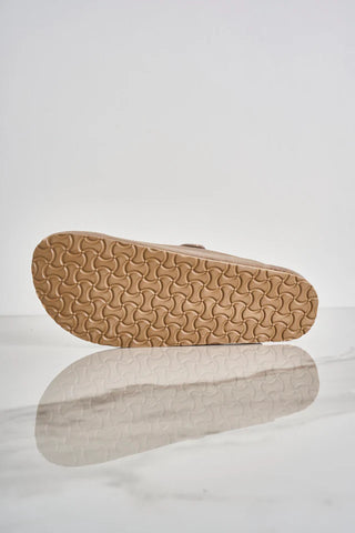 COLORS OF CALIFORNIA SABOT SANDALS IN SUEDE BIOM86 MUD