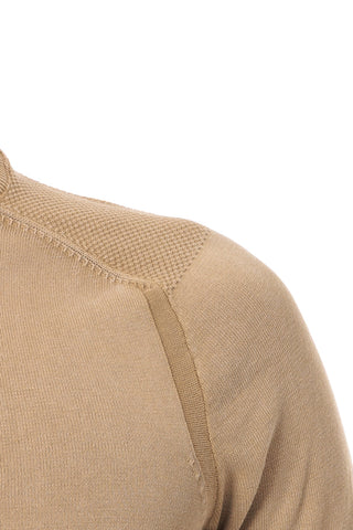 MARKUP MAGLIONCINO IN MAGLIA TRAPUNTATO SU SPALLE MANICA LUNGA UOMO MK10008 CRD